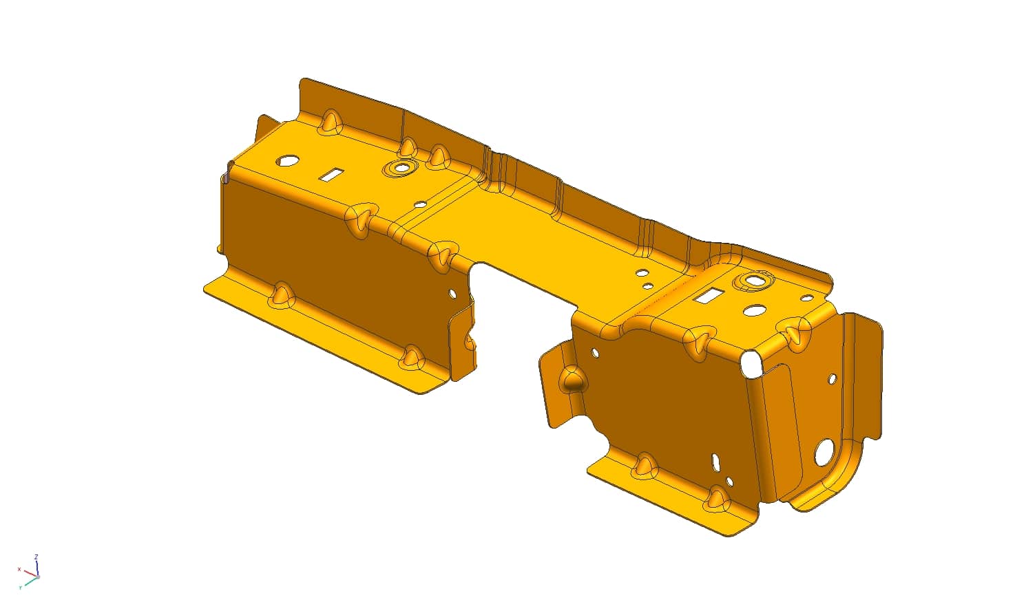 Protection int&eacute;rieure de si&egrave;ge en acier DP780
