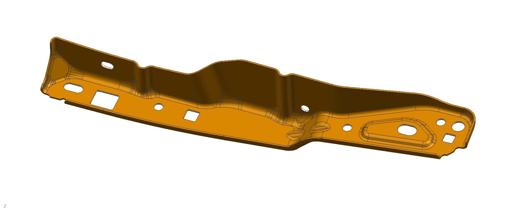 Support projecteur Fiat Panda r&eacute;alis&eacute; en acier CR430LA